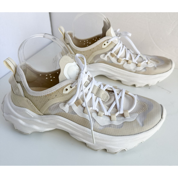 Sorel Kinetic Breakthru Tech Lace White/Chalk Sneaker Women's US size 9.5 - Picture 1 of 8